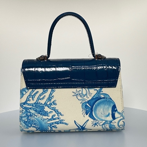 Versace Blue and Cream Mini Bag authentic 100%​​ - Picture 5 of 15
